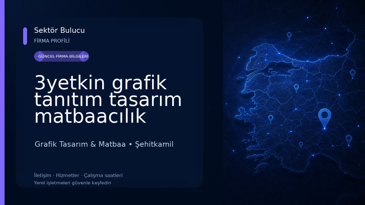 3yetkin grafik tanıtım tasarım matbaacılık Grafik Tasarım & Matbaa