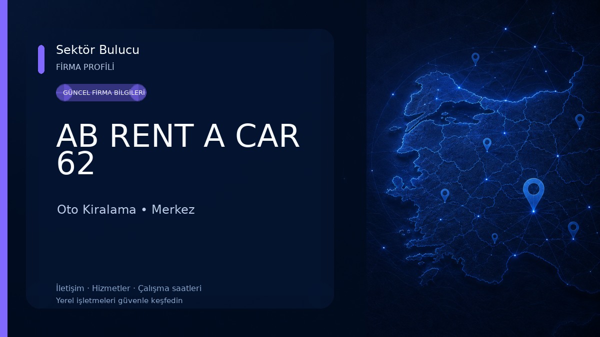AB RENT A CAR 62 Oto Kiralama
