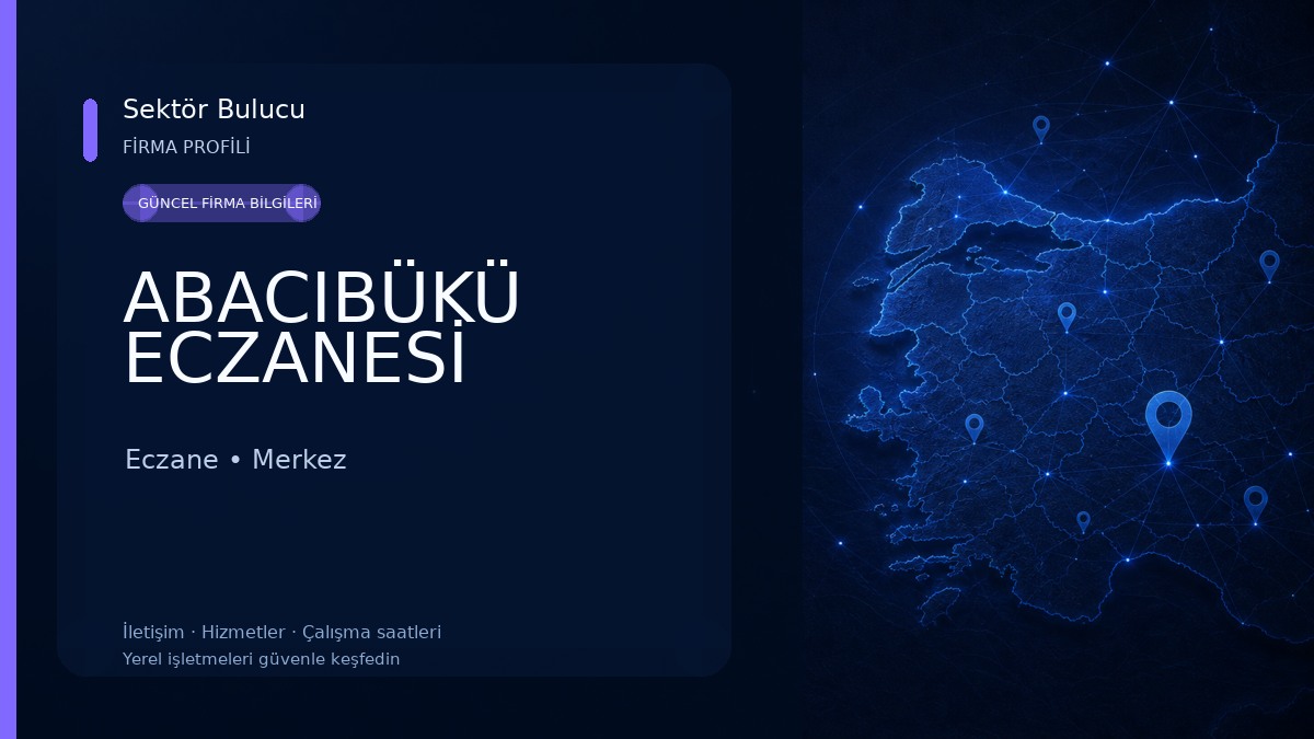 ABACIBÜKÜ ECZANESİ Eczane
