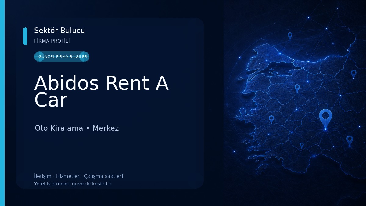 Abidos Rent A Car Oto Kiralama