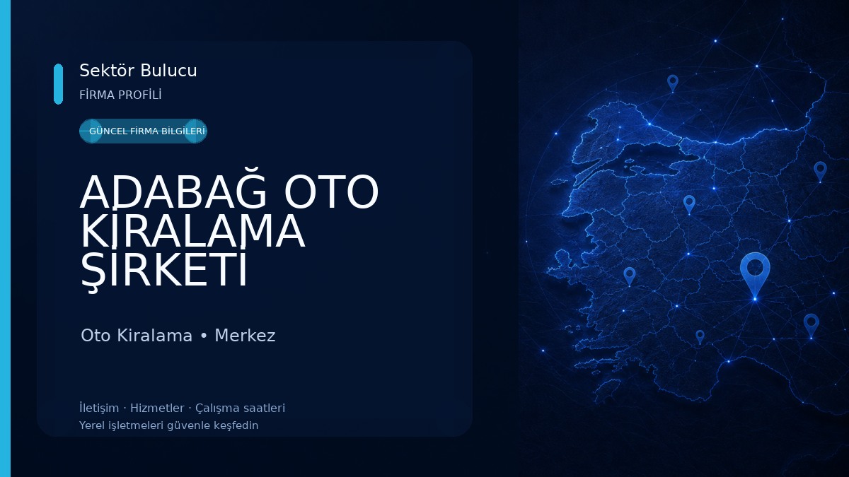 ADABAĞ OTO KİRALAMA ŞİRKETİ Oto Kiralama