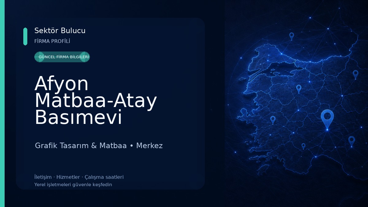 Afyon Matbaa-Atay Basımevi