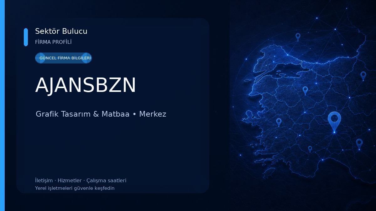 AJANSBZN Grafik Tasarım & Matbaa