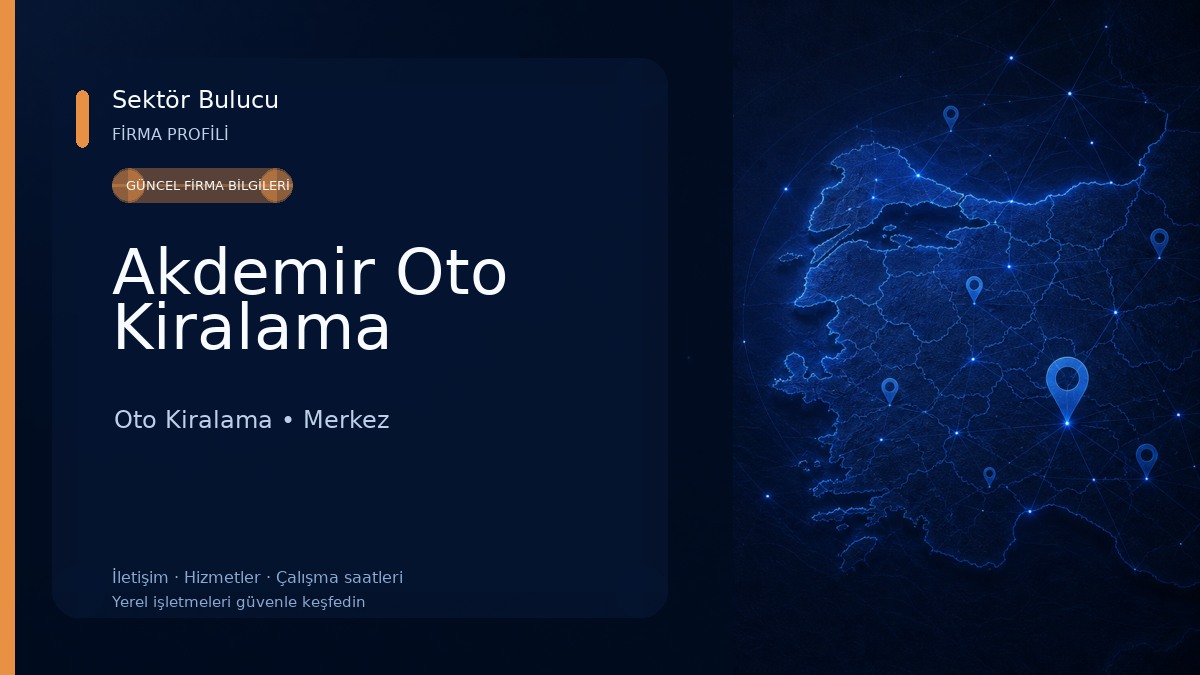 Akdemir Oto Kiralama Oto Kiralama