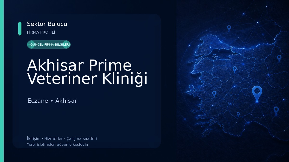 Akhisar Prime Veteriner Kliniği Eczane