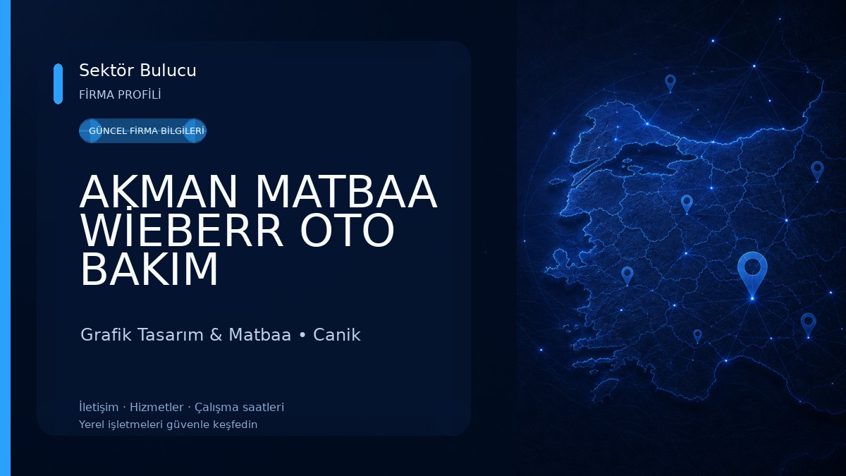 AKMAN MATBAA WİEBERR OTO BAKIM ÜRÜNLERİ Grafik Tasarım & Matbaa