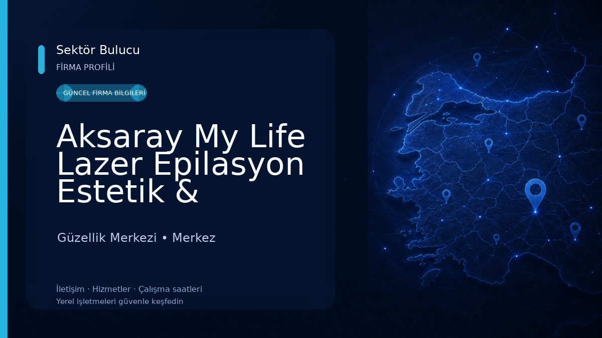 Aksaray My Life Lazer Epilasyon Estetik & Güzellik Güzellik Merkezi