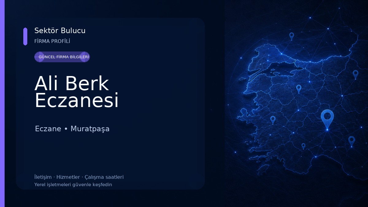 Ali Berk Eczanesi Eczane