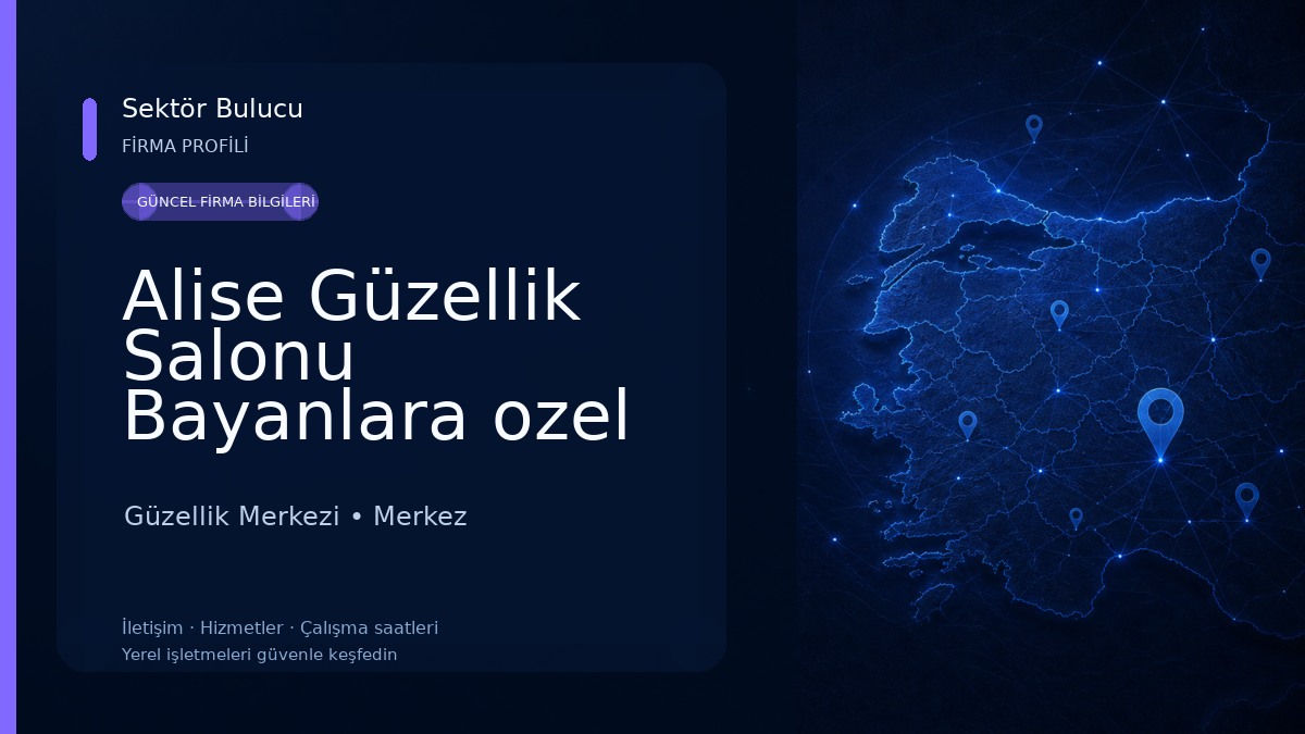 Alise Güzellik Salonu Bayanlara ozel Güzellik Merkezi