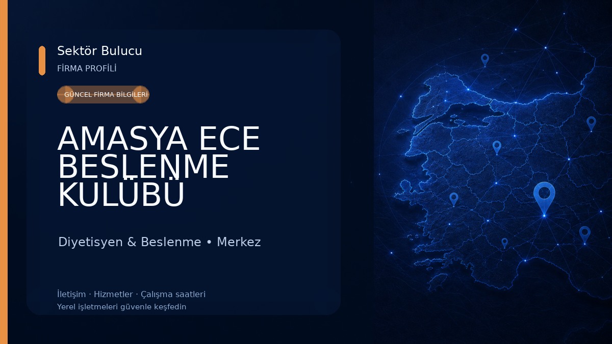 AMASYA ECE BESLENME KULÜBÜ Diyetisyen & Beslenme