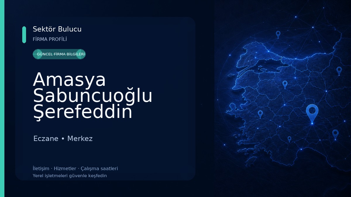 Amasya Sabuncuoğlu Şerefeddin Eğitim ve Araştırma Hastanesi Eczane