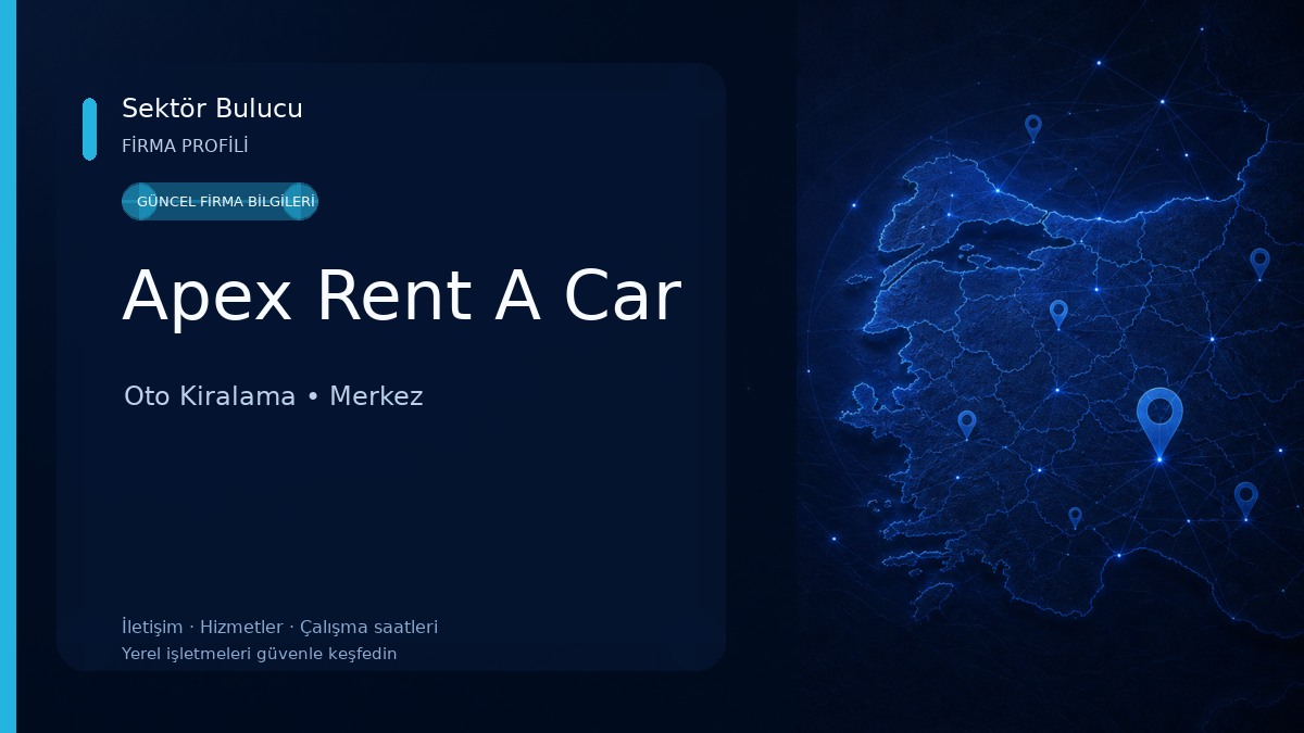 Apex Rent A Car Oto Kiralama