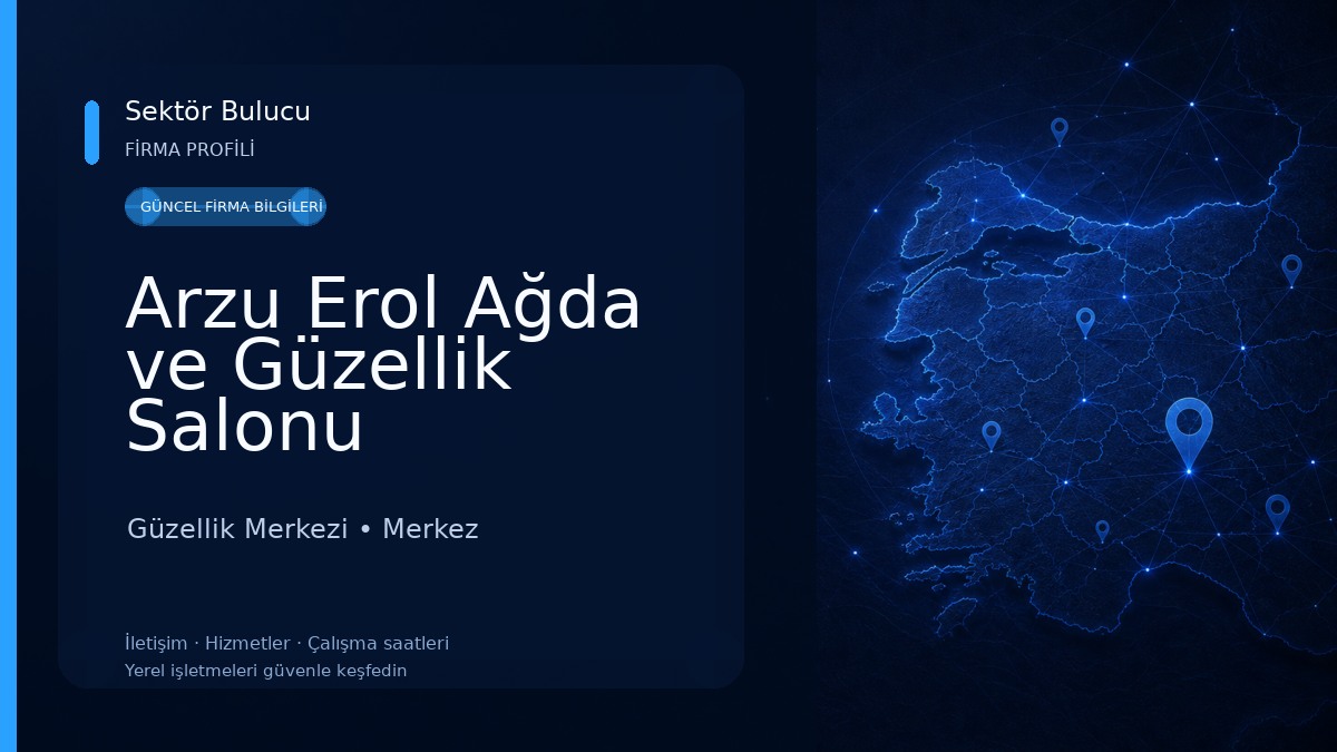 Arzu Erol Ağda ve Güzellik Salonu Güzellik Merkezi