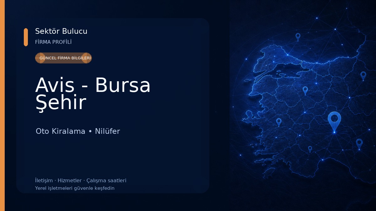 Avis - Bursa Şehir Oto Kiralama