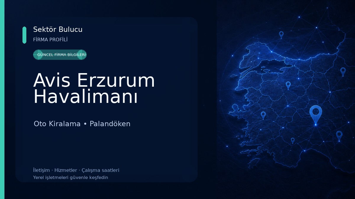 Avis Erzurum Havalimanı Oto Kiralama