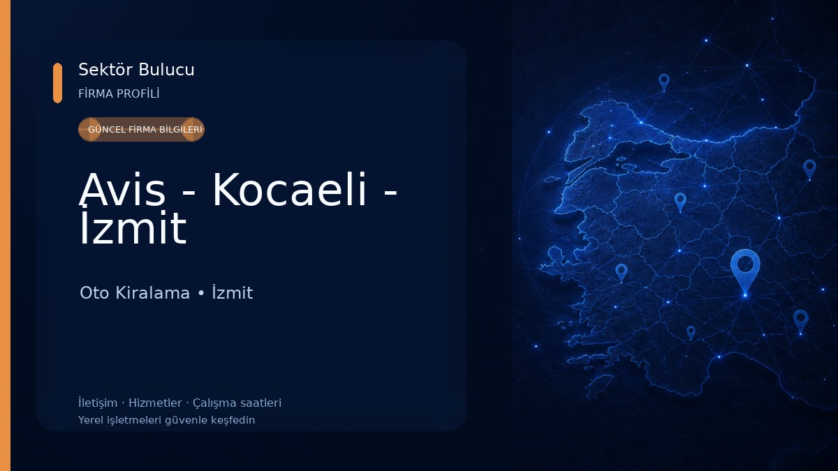 Avis - Kocaeli - İzmit Oto Kiralama