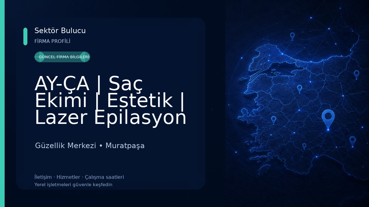 AY-ÇA | Saç Ekimi | Estetik | Lazer Epilasyon Antalya Güzellik Merkezi