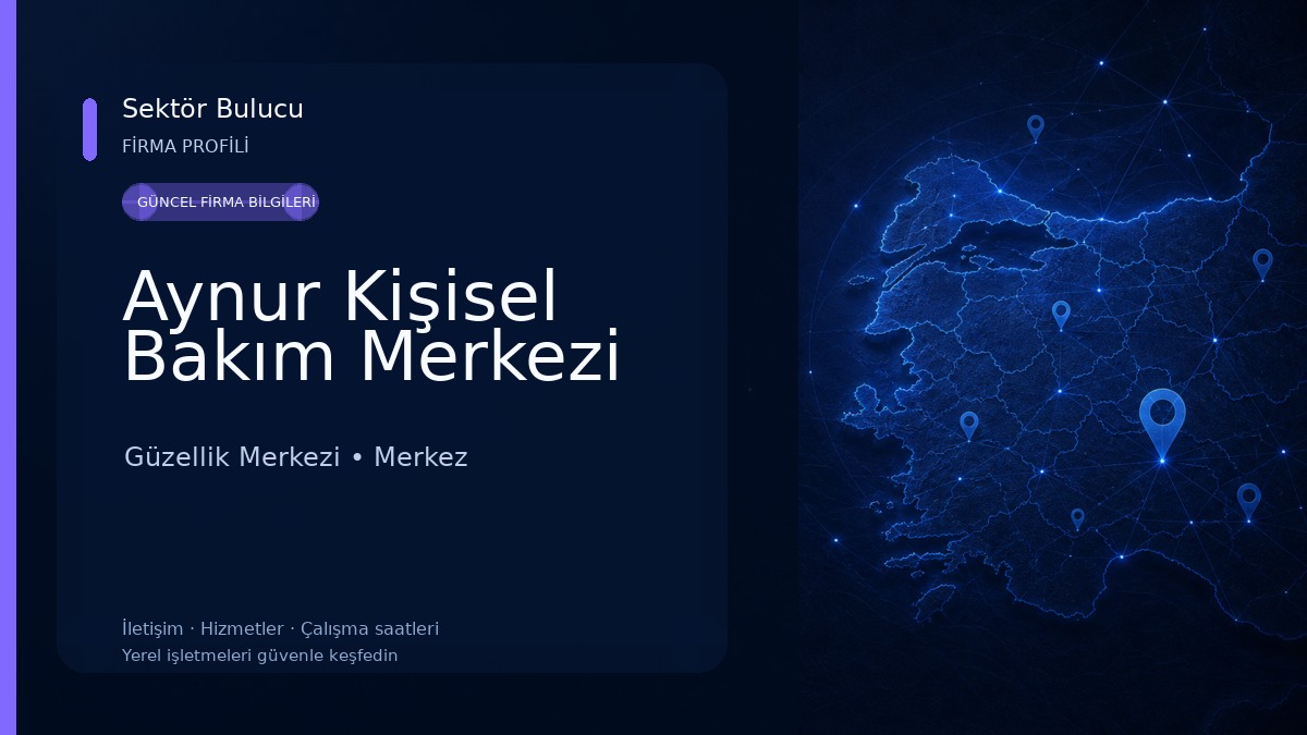 Aynur Kişisel Bakım Merkezi Güzellik Merkezi