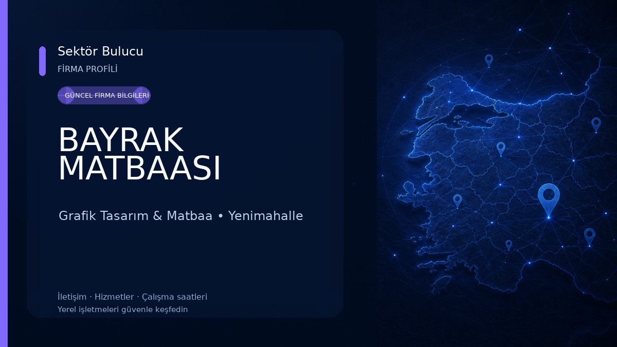 BAYRAK MATBAASI Grafik Tasarım & Matbaa