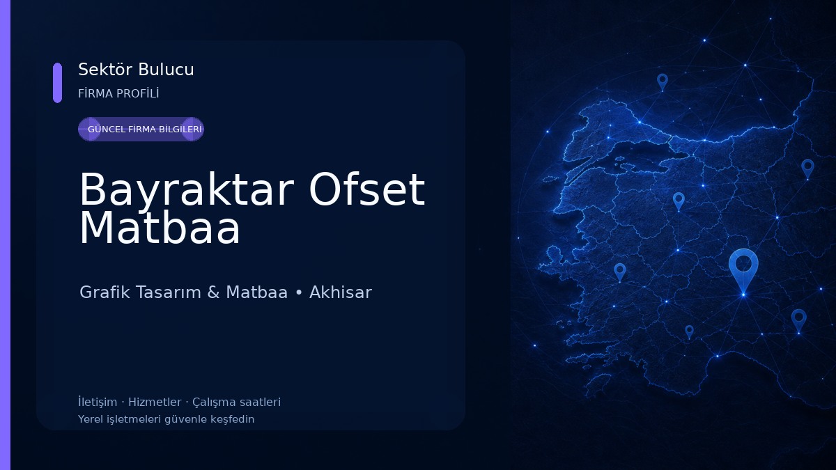 Bayraktar Ofset Matbaa Grafik Tasarım & Matbaa