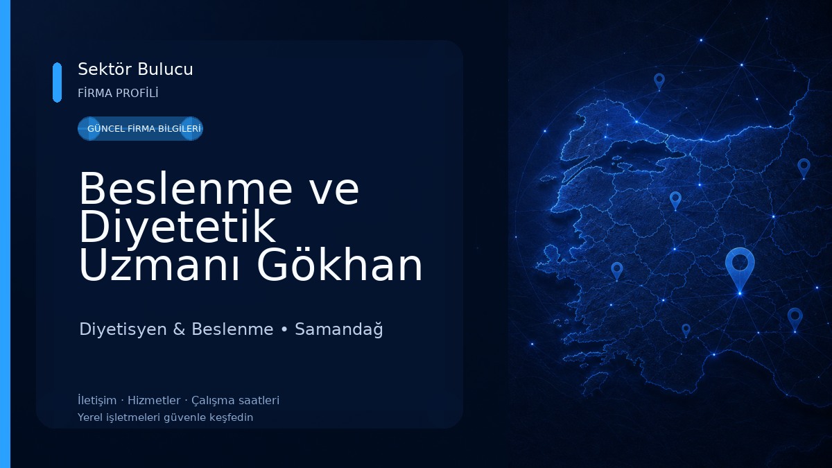 Beslenme ve Diyetetik Uzmanı Gökhan Kamacı