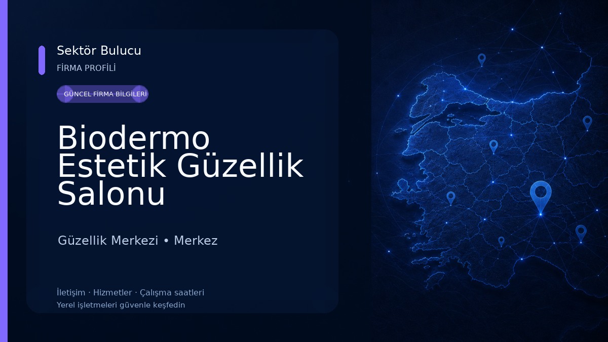 Biodermo Estetik Güzellik Salonu Güzellik Merkezi