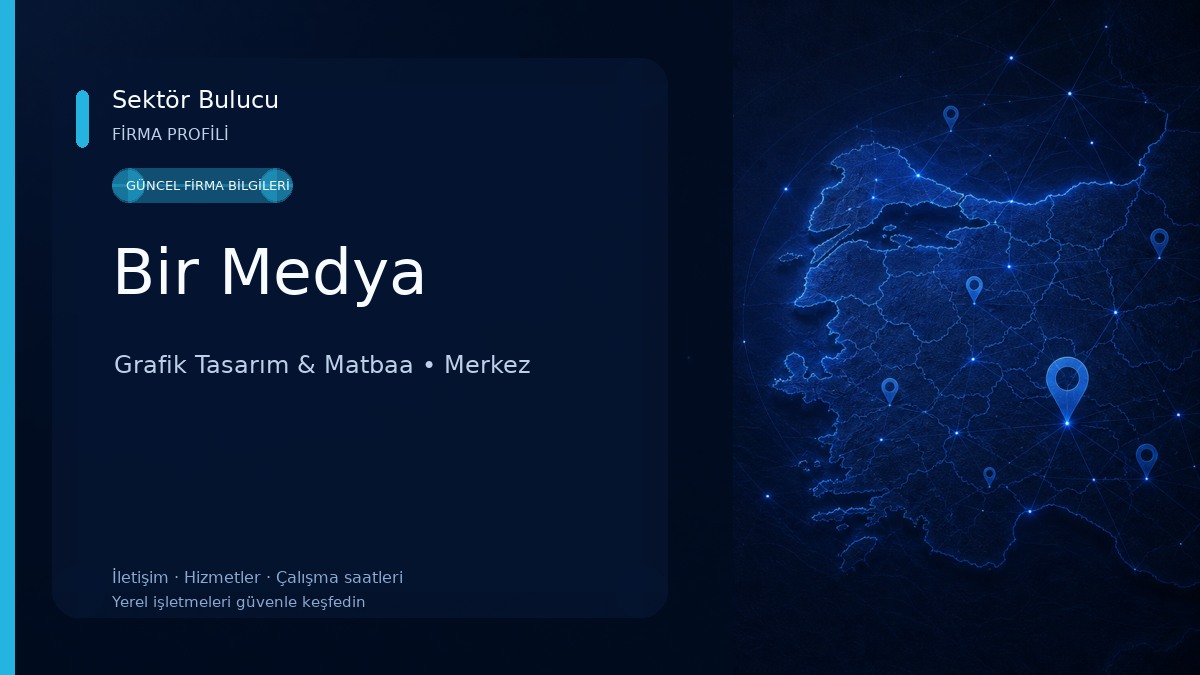 Bir Medya Grafik Tasarım & Matbaa