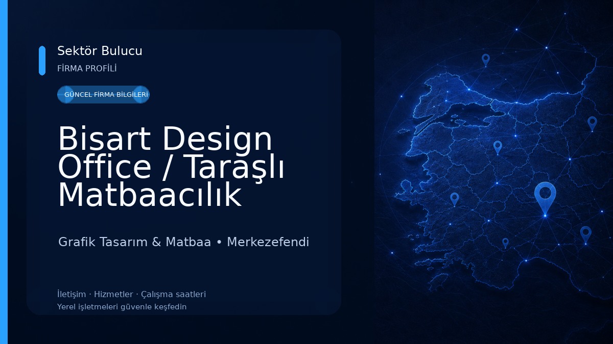 Bisart Design Office / Taraşlı Matbaacılık Grafik Tasarım & Matbaa
