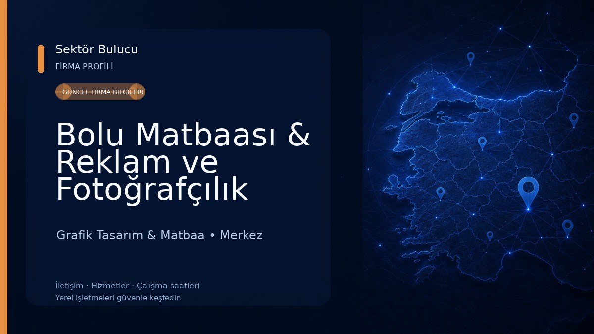Bolu Matbaası & Reklam ve Fotoğrafçılık