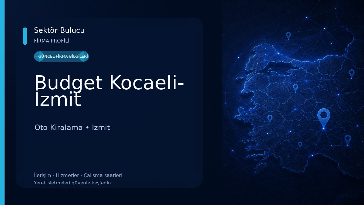 Budget Kocaeli- İzmit Oto Kiralama