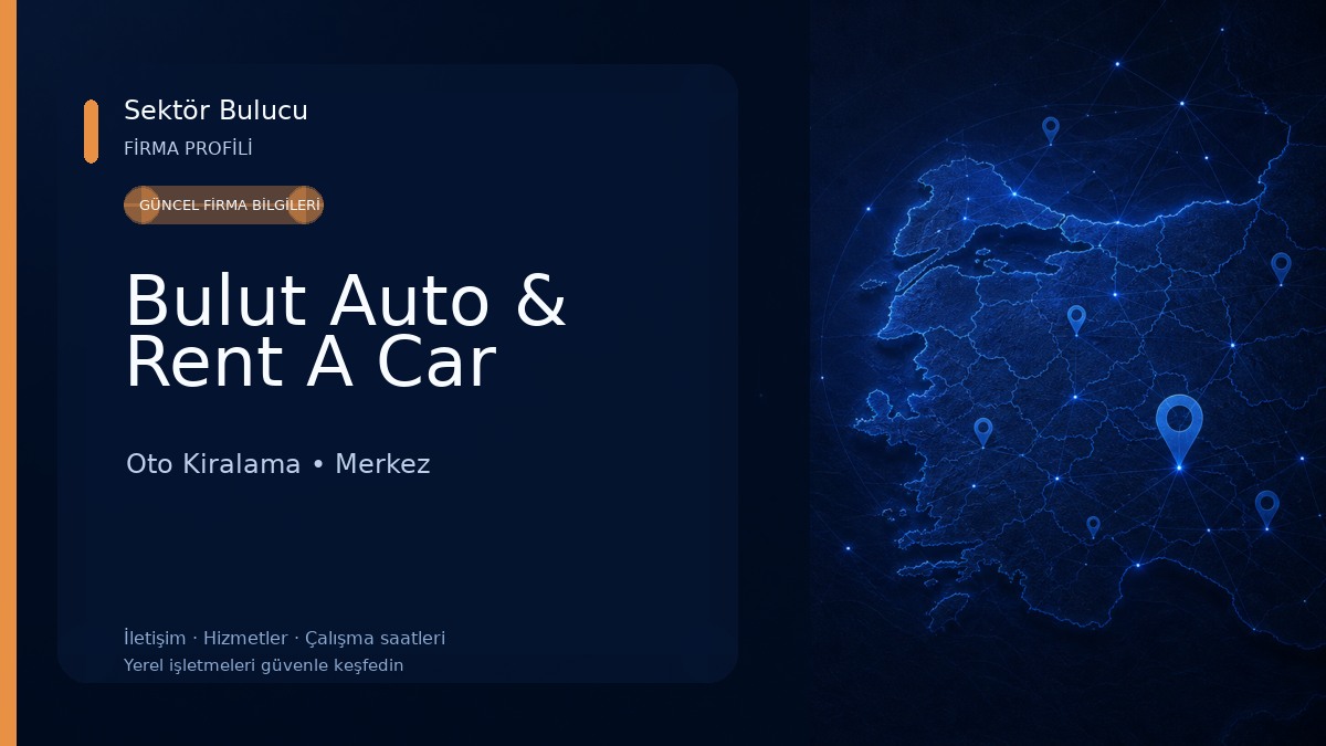 Bulut Auto & Rent A Car Oto Kiralama