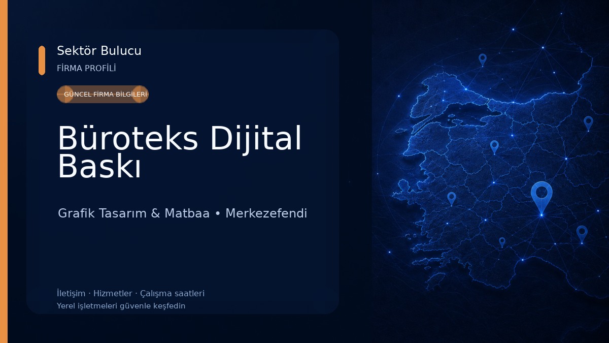 Büroteks Dijital Baskı Grafik Tasarım & Matbaa