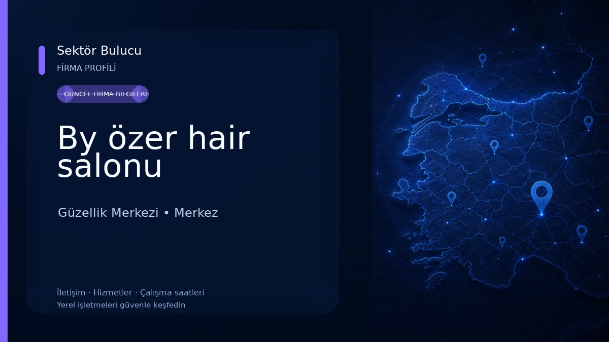 By özer hair salonu Güzellik Merkezi
