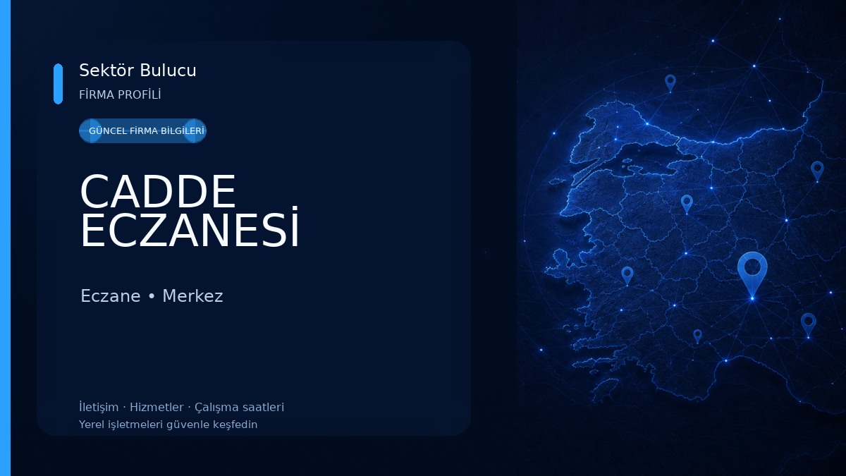 CADDE ECZANESİ Eczane