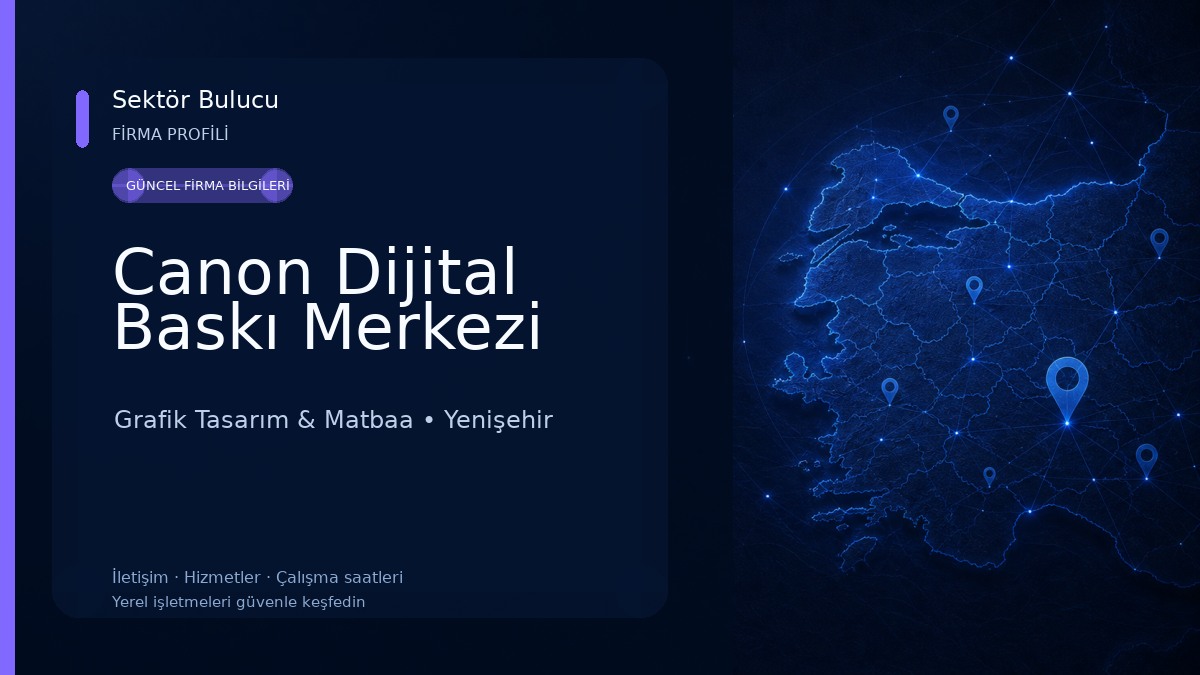 Canon Dijital Baskı Merkezi Grafik Tasarım & Matbaa