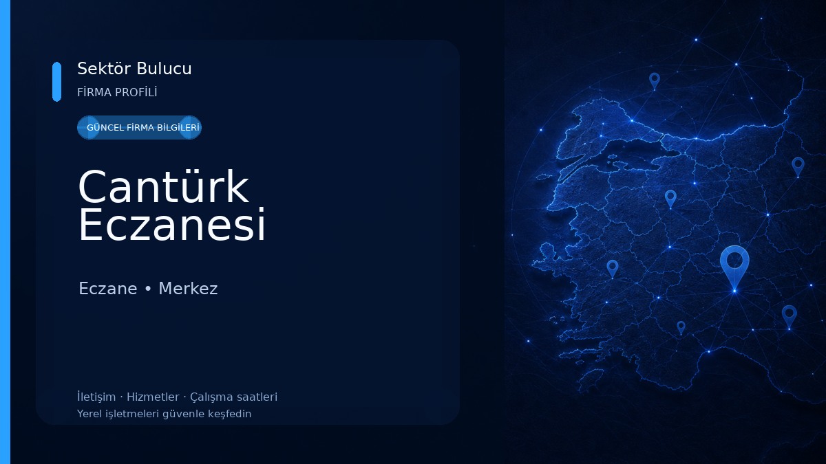 Cantürk Eczanesi Eczane