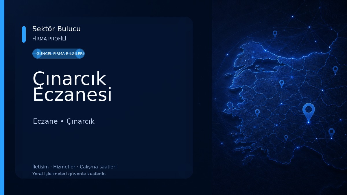 Çınarcık Eczanesi