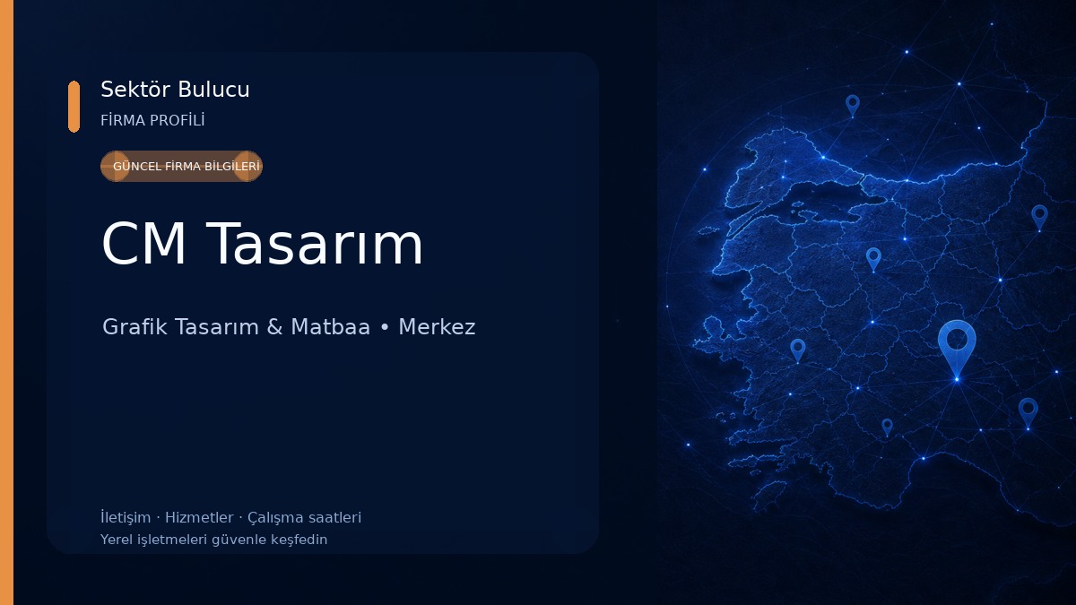 CM Tasarım Grafik Tasarım & Matbaa