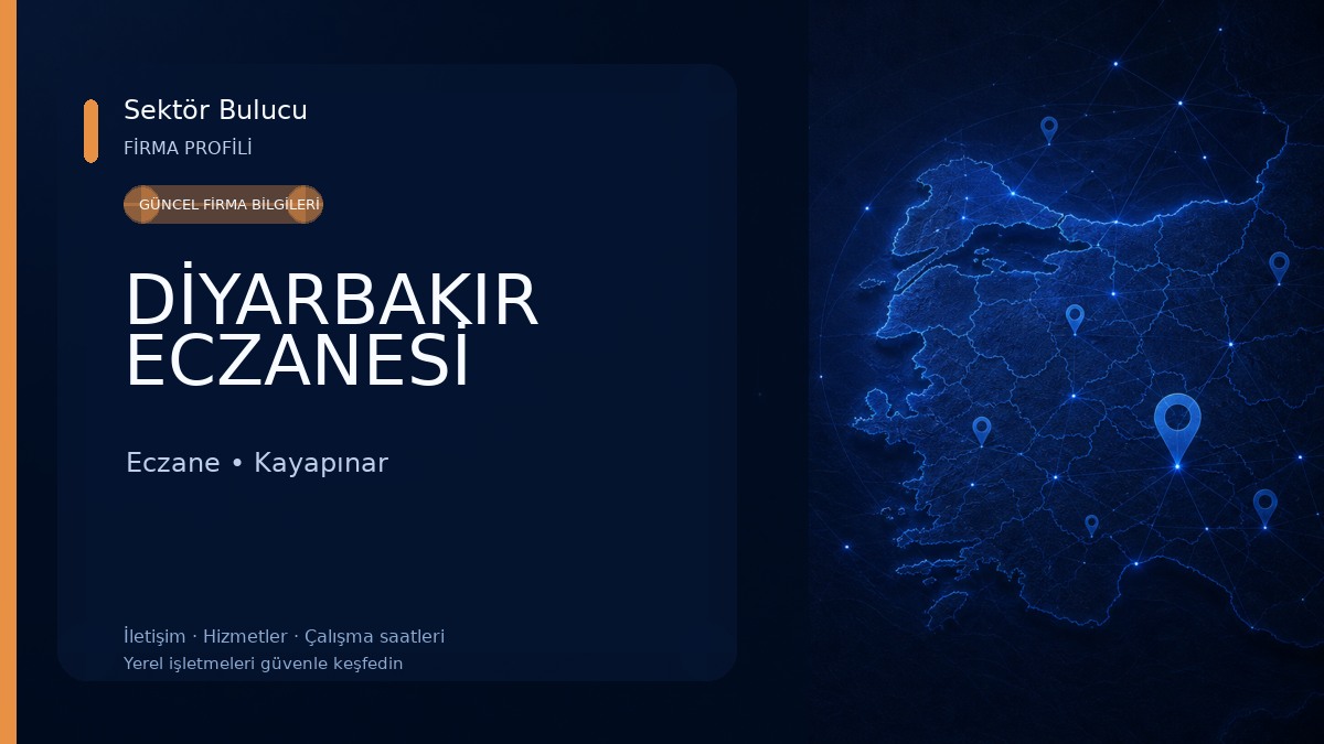 DİYARBAKIR ECZANESİ Eczane