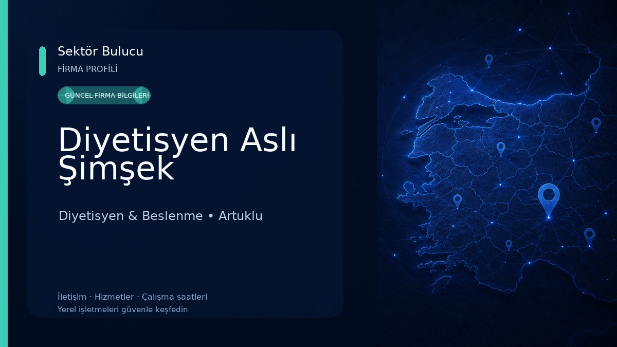 Diyetisyen Aslı Şimşek