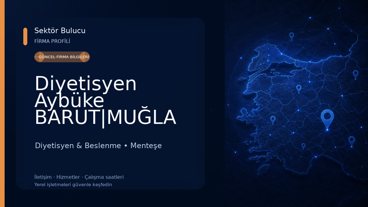 Diyetisyen Aybüke BARUT|MUĞLA DİYETİSYEN 