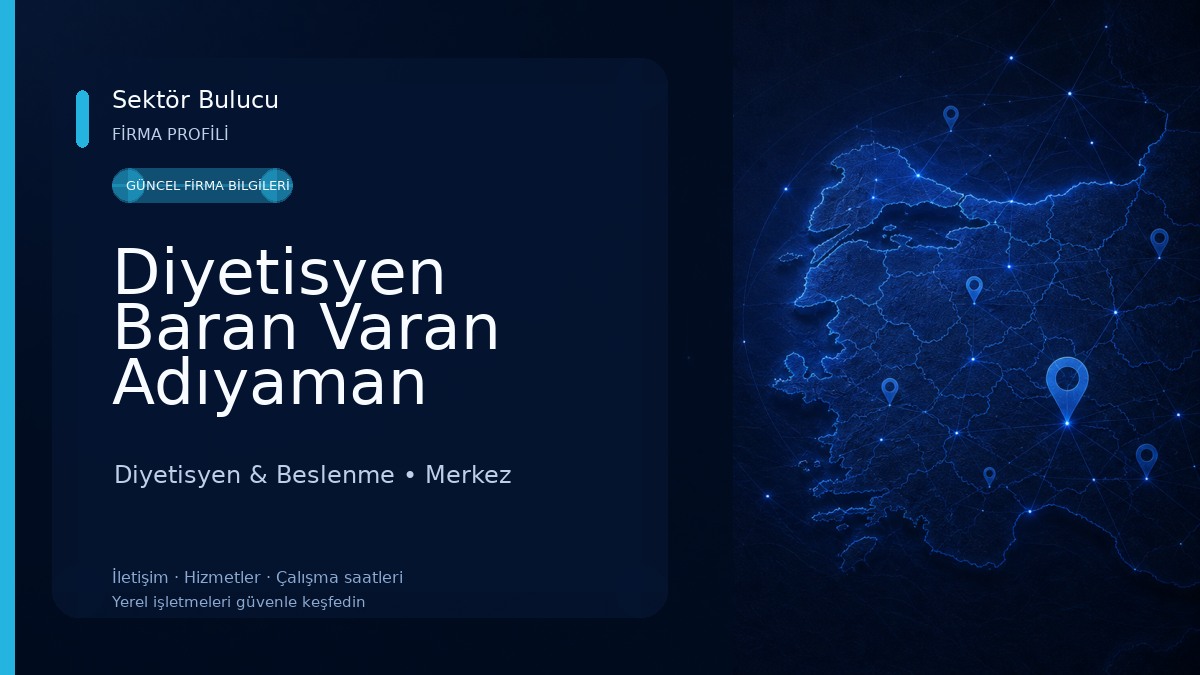 Diyetisyen Baran Varan Adıyaman Diyetisyen & Beslenme