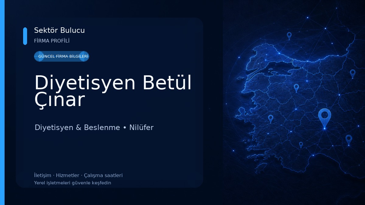 Diyetisyen Betül Çınar Diyetisyen & Beslenme