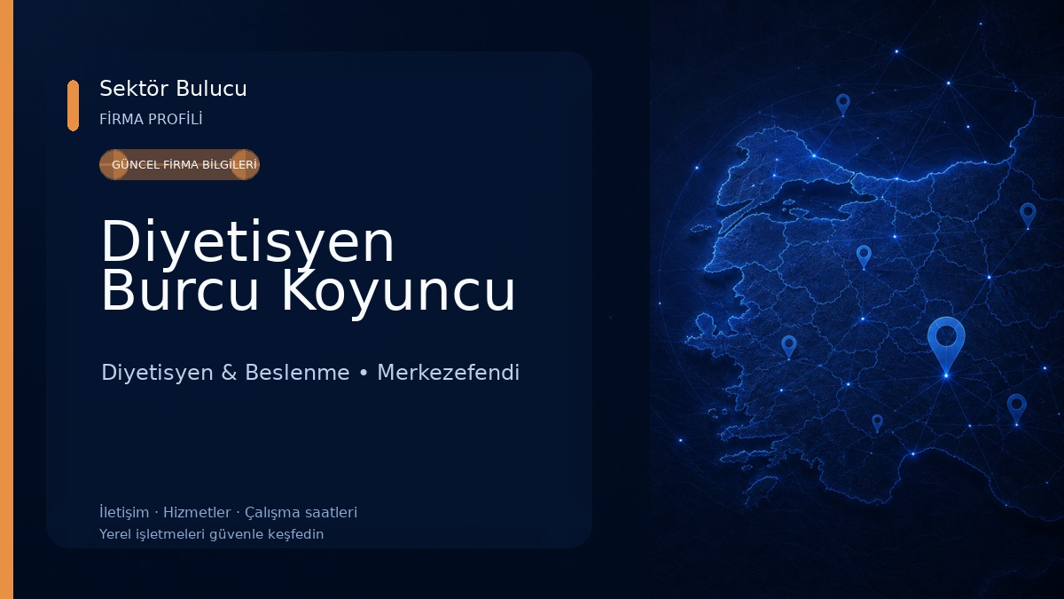 Diyetisyen Burcu Koyuncu Diyetisyen & Beslenme