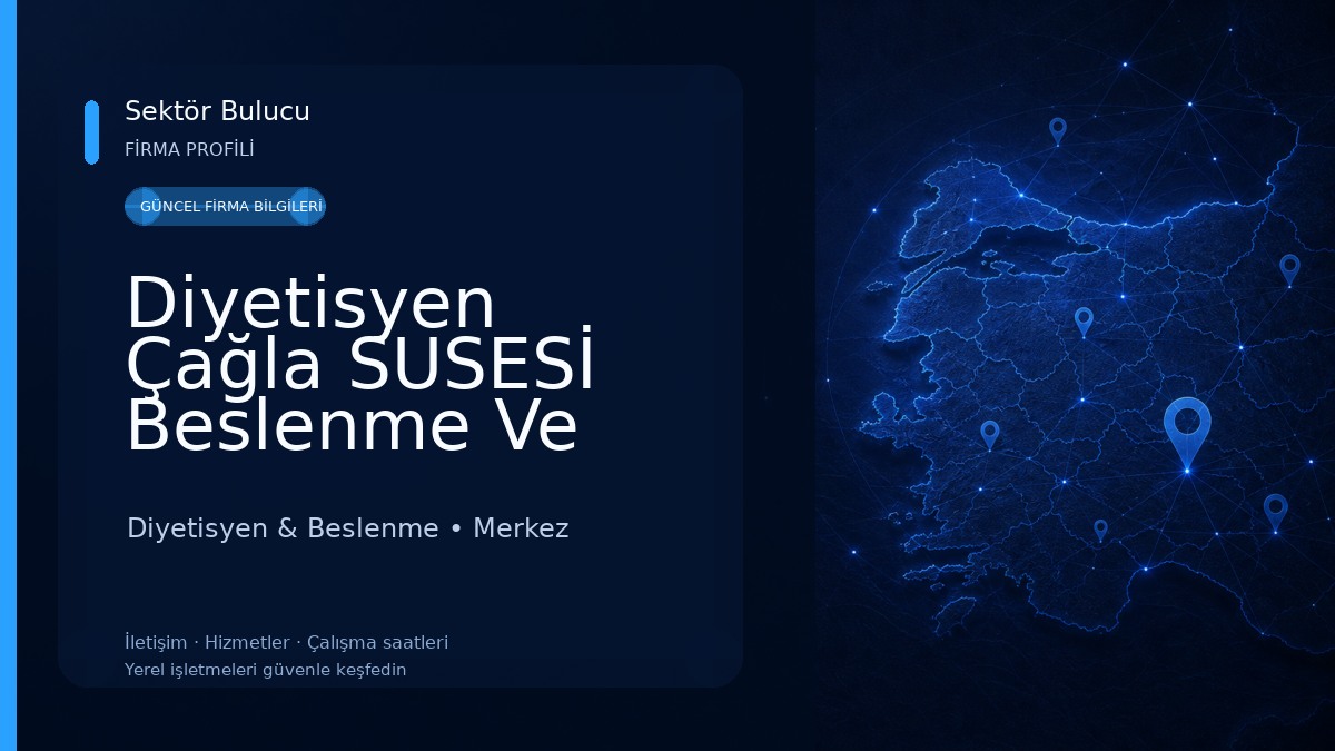Diyetisyen Çağla SUSESİ Beslenme Ve Diyet Danışmanlık Merkezi Diyetisyen & Beslenme