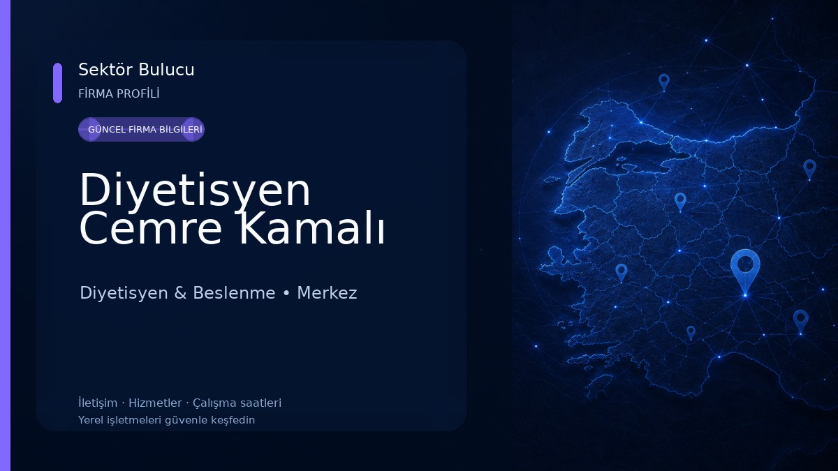 Diyetisyen Cemre Kamalı 