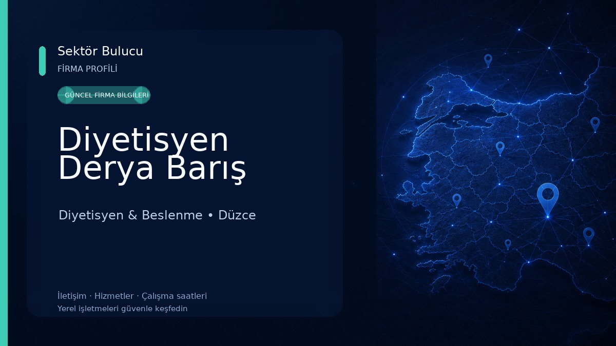 Diyetisyen Derya Barış Diyetisyen & Beslenme