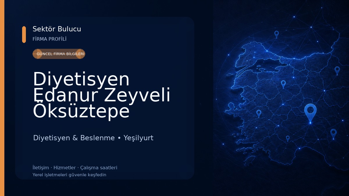 Diyetisyen Edanur Zeyveli Öksüztepe Diyetisyen & Beslenme
