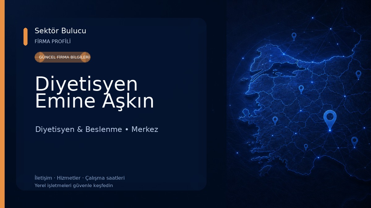 Diyetisyen Emine Aşkın