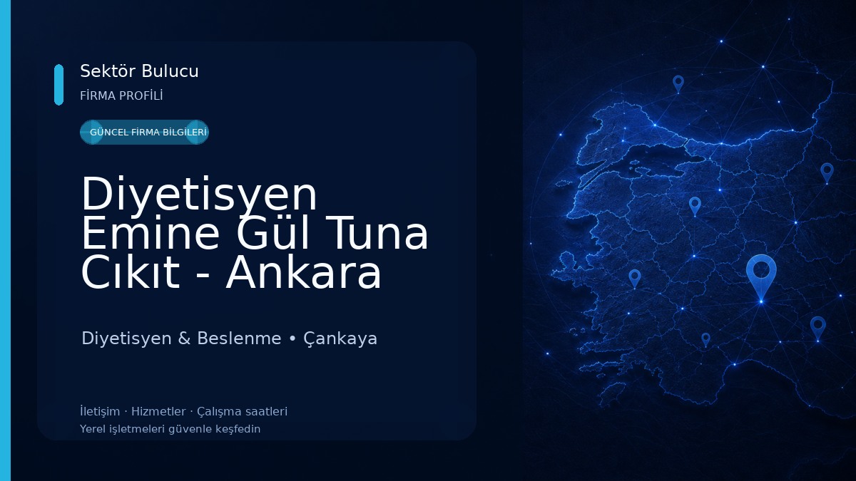 Diyetisyen Emine Gül Tuna Cıkıt - Ankara Diyetisyen Kilo Verme Zayıflama